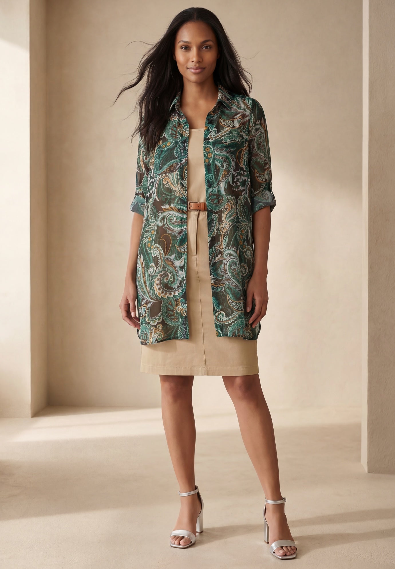 Sheer Georgette Mega Tunic image number 0