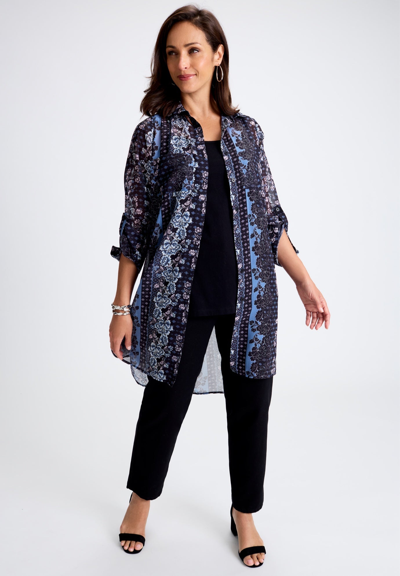 Sheer Georgette Mega Tunic image number 0
