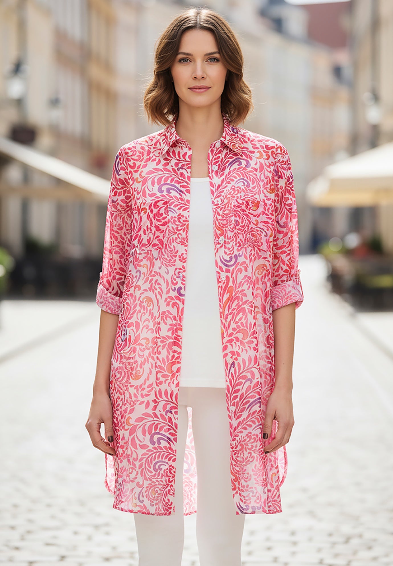 Sheer Georgette Mega Tunic image number 0