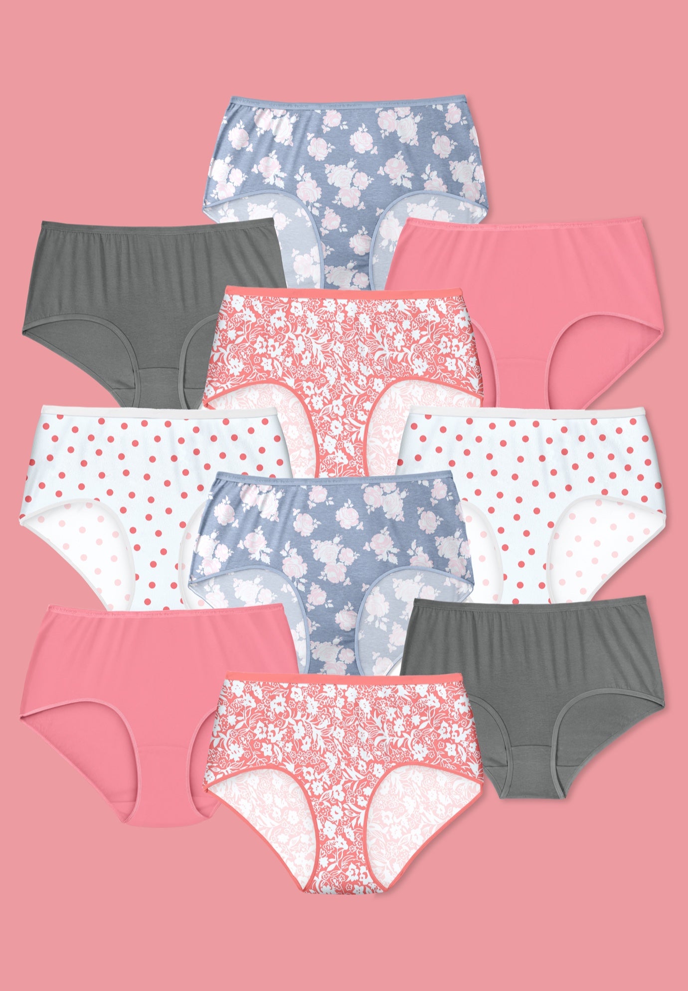 Full Coverage Cotton Brief 10-Pack image number 0