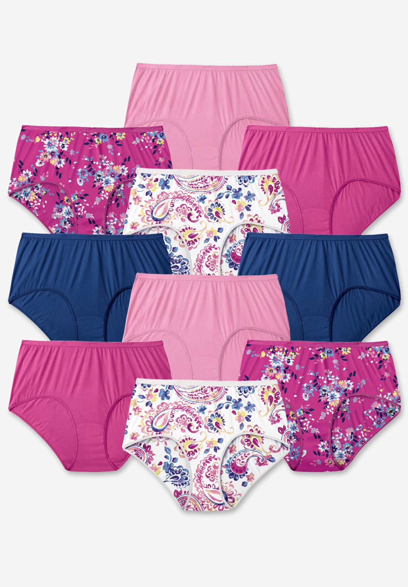 Full Coverage Cotton Brief 10-Pack image number 0