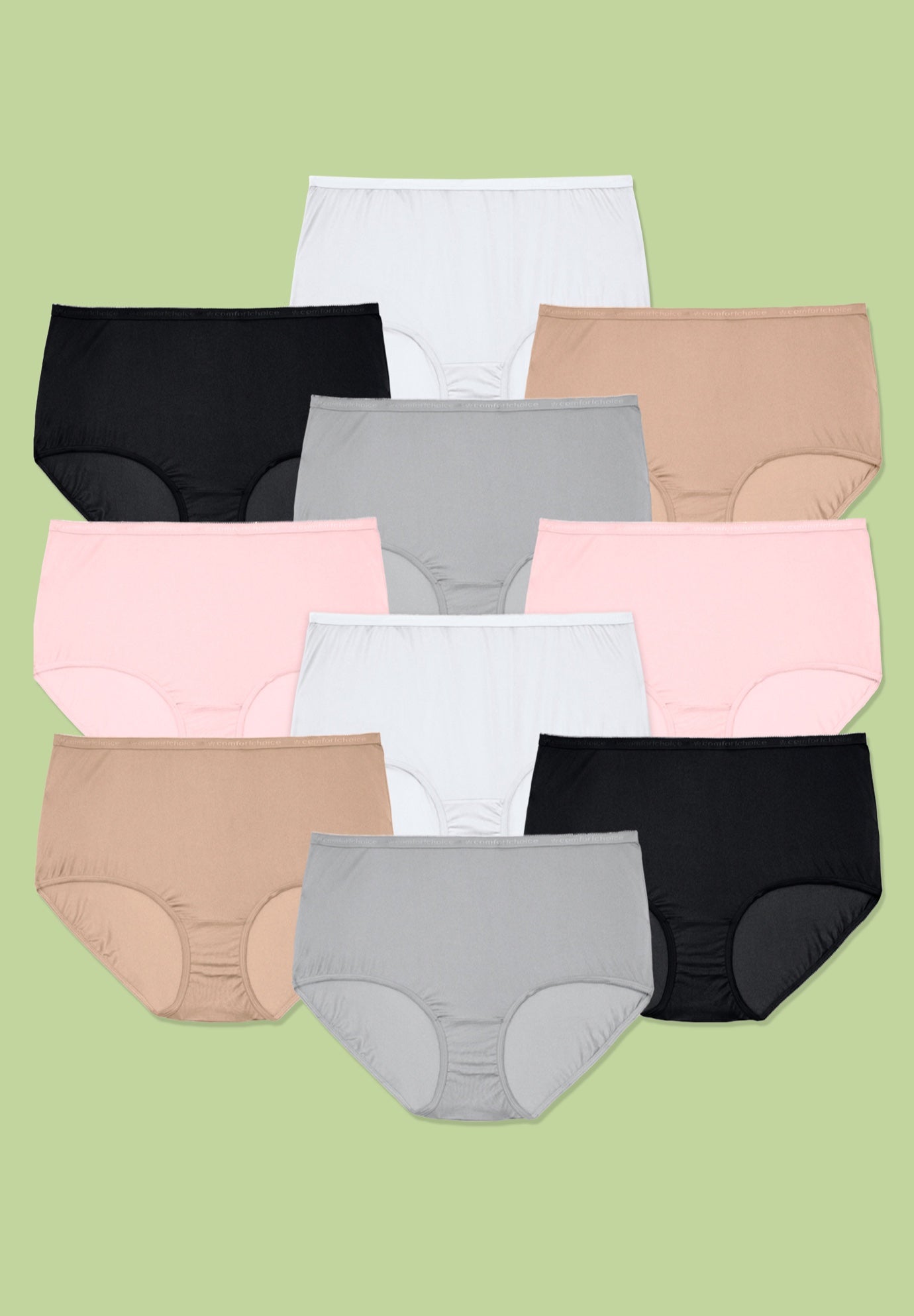 Full Coverage Cotton Brief 10-Pack image number 0