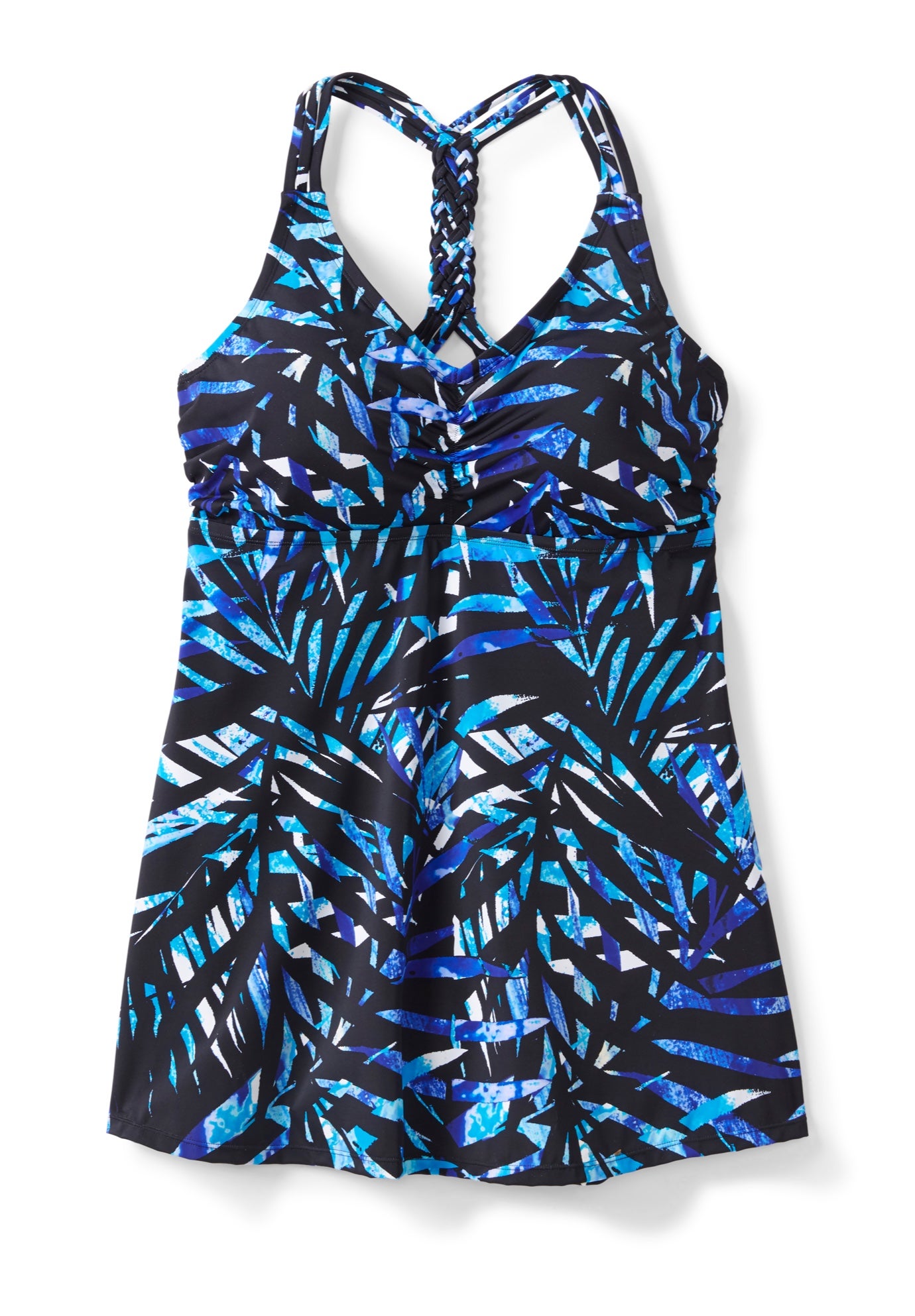 Longer Length Braided Tankini Top image number 4