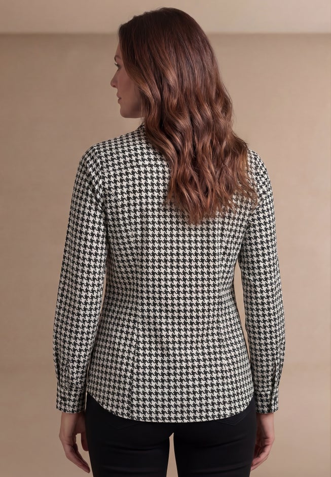 Stretch Cotton Poplin Button Down Shirt image number 2