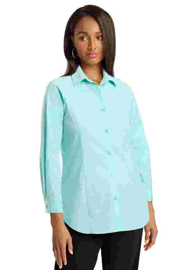Wrinkle-Free Stretch Poplin Shirt image number 0