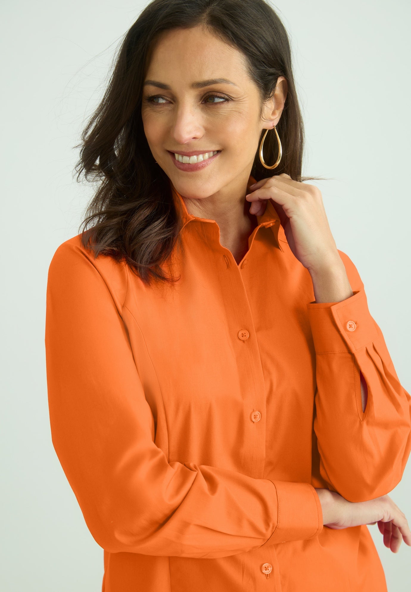 Stretch Poplin Shirt image number 0