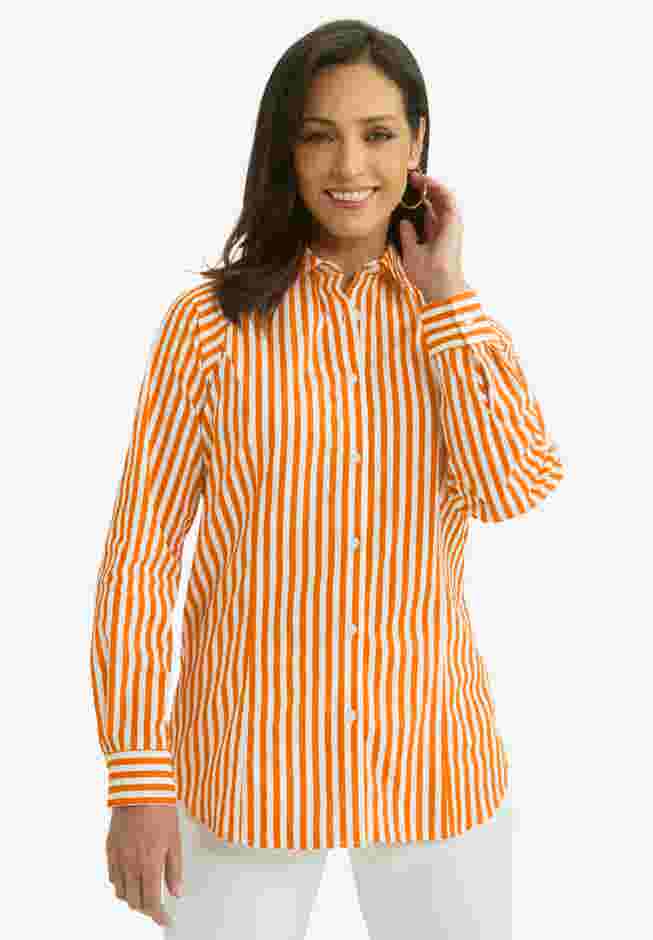 Wrinkle-Free Stretch Poplin Shirt image number 0