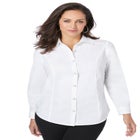 Wrinkle-Free Stretch Poplin Shirt image number null