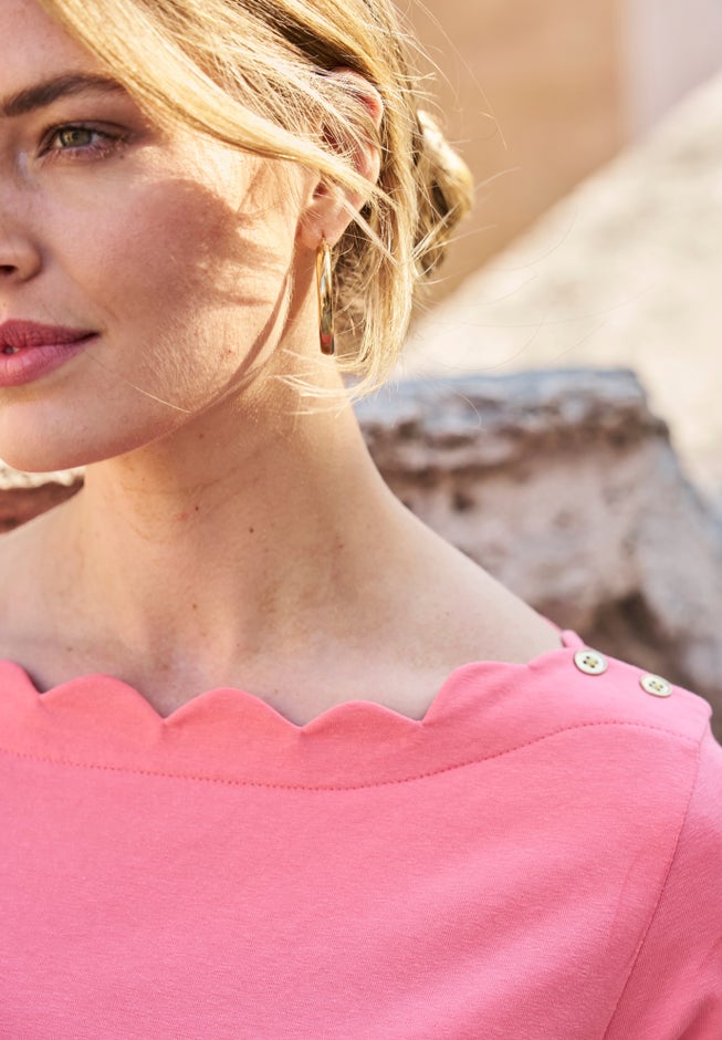 Scallop Boatneck Tunic image number 3