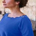 Scallop Boatneck Tunic image number null