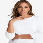 Scallop Boatneck Tunic image number null