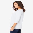 Scallop Boatneck Tunic image number null