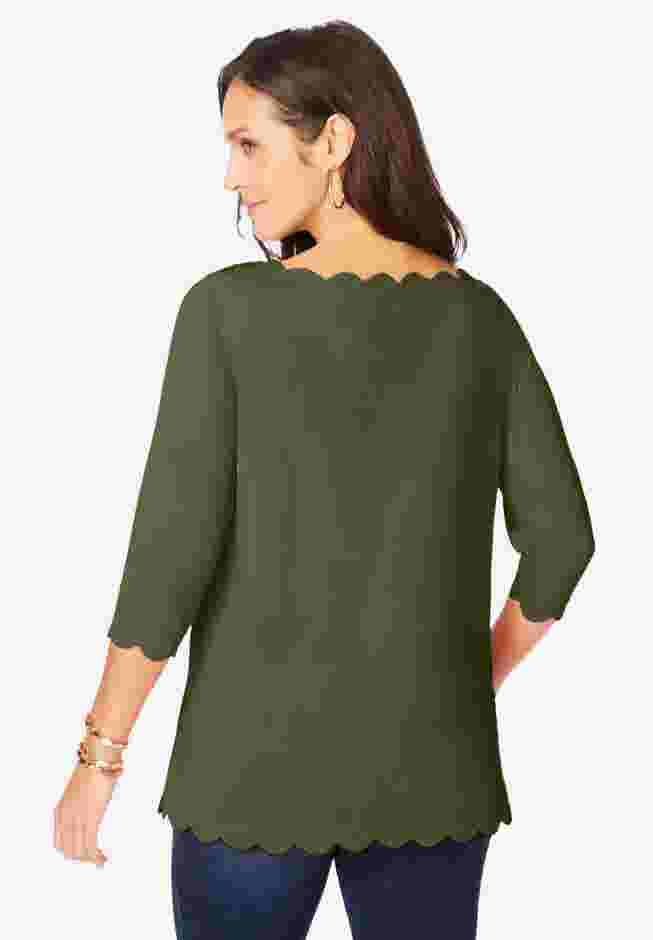 Scallop Boatneck Tunic image number 1