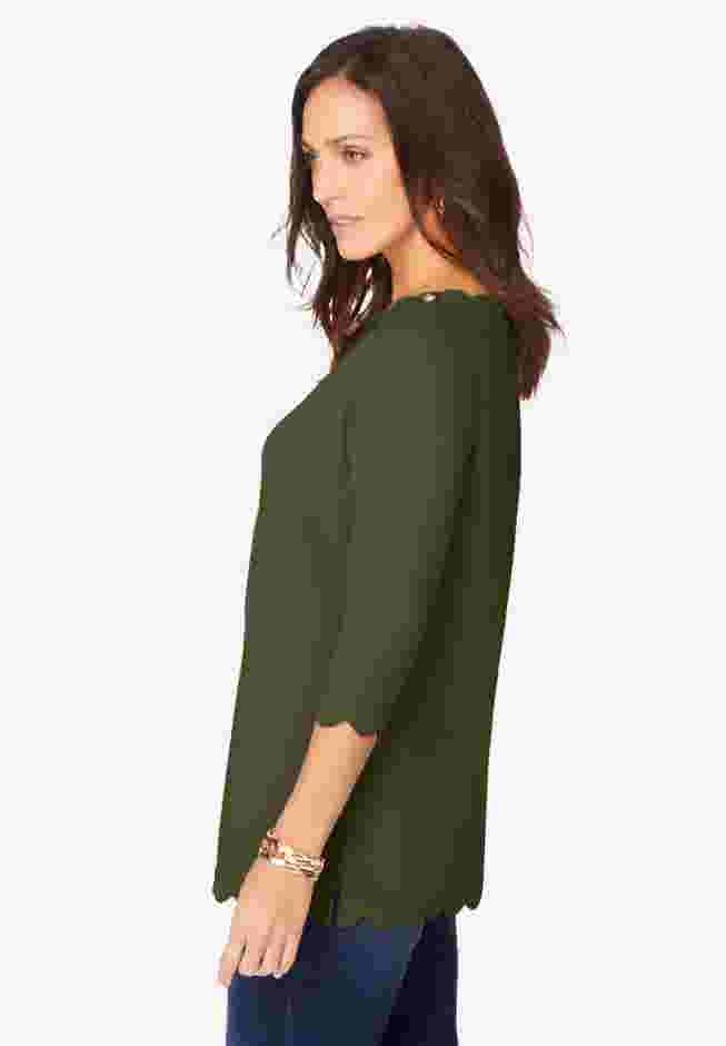 Scallop Boatneck Tunic image number 2