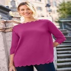 Scallop Boatneck Tunic image number null
