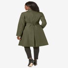 Pleated Trench Coat image number null