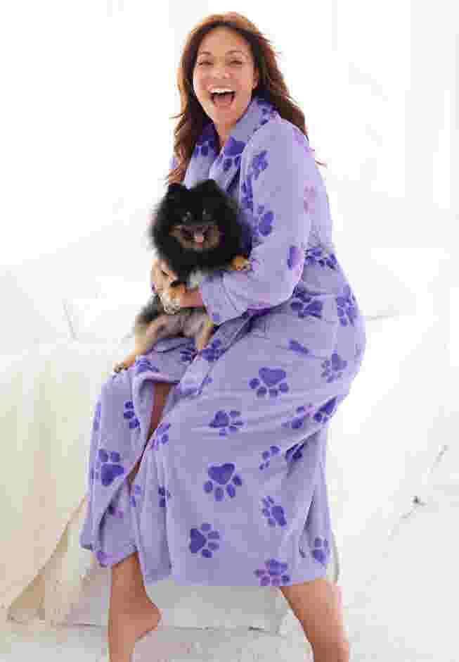 Plush Wrap Robe image number 5
