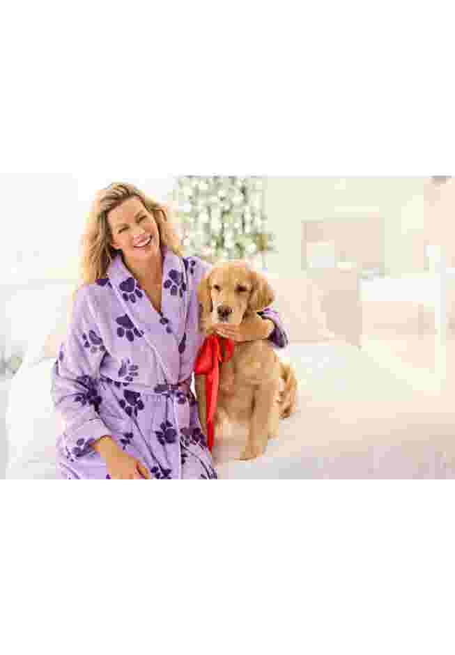 Plush Wrap Robe image number 7