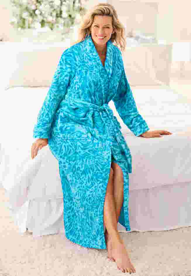 Plush Wrap Robe image number 4
