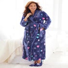 Plush Wrap Robe image number null