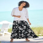 Pull-On Elastic Waist Soft Maxi Skirt image number 0