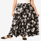 Pull-On Elastic Waist Soft Maxi Skirt image number 1