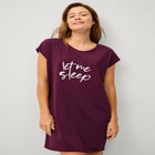 Cap Sleeve Sleep Shirt image number null