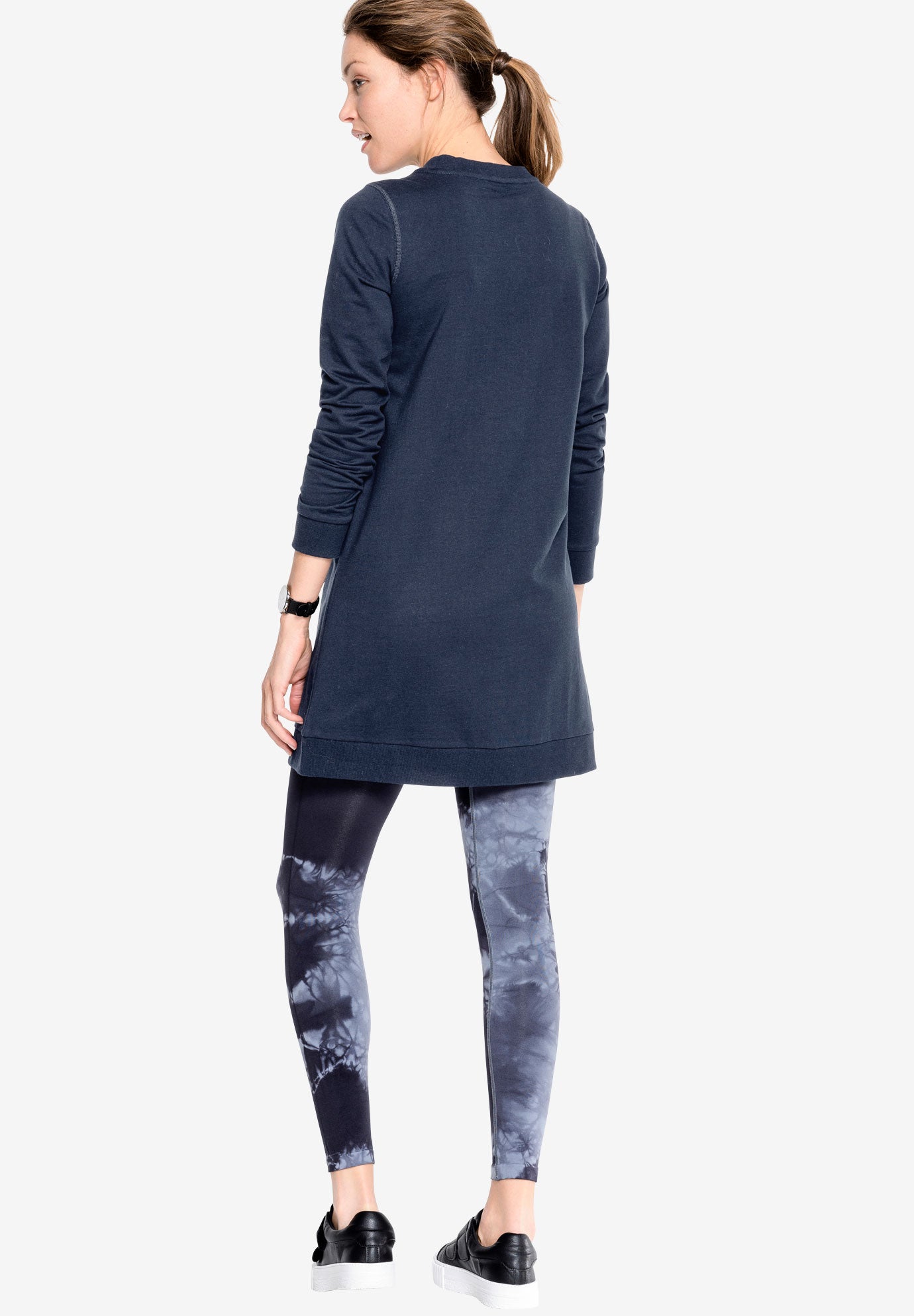 French Terry Love Tunic Sweatshirt image number 2