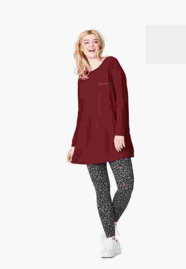 French Terry Love Tunic Sweatshirt image number 0