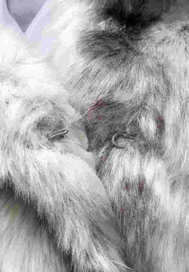 Plus Size Hooded Faux Fur Coat image number 7