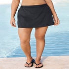 Taslon&reg; Coverup Skirt with Built-In Brief image number null