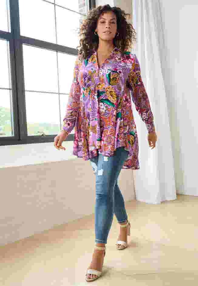 Plus Size 360° Stretch Jegging image number 3