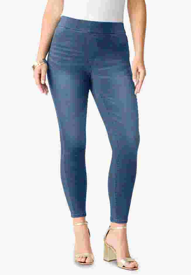 Plus Size 360° Stretch Jegging image number 2