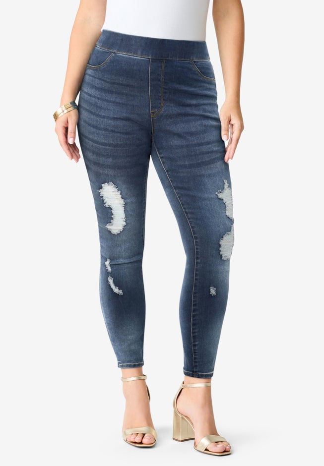 Plus Size 360&deg; Stretch Jegging image number 2