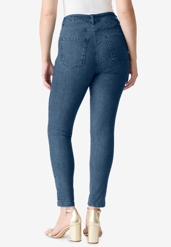 Plus Size Classic Stretch Slim Jean image number 1