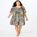 Short Sweeping Printed Lounger image number null