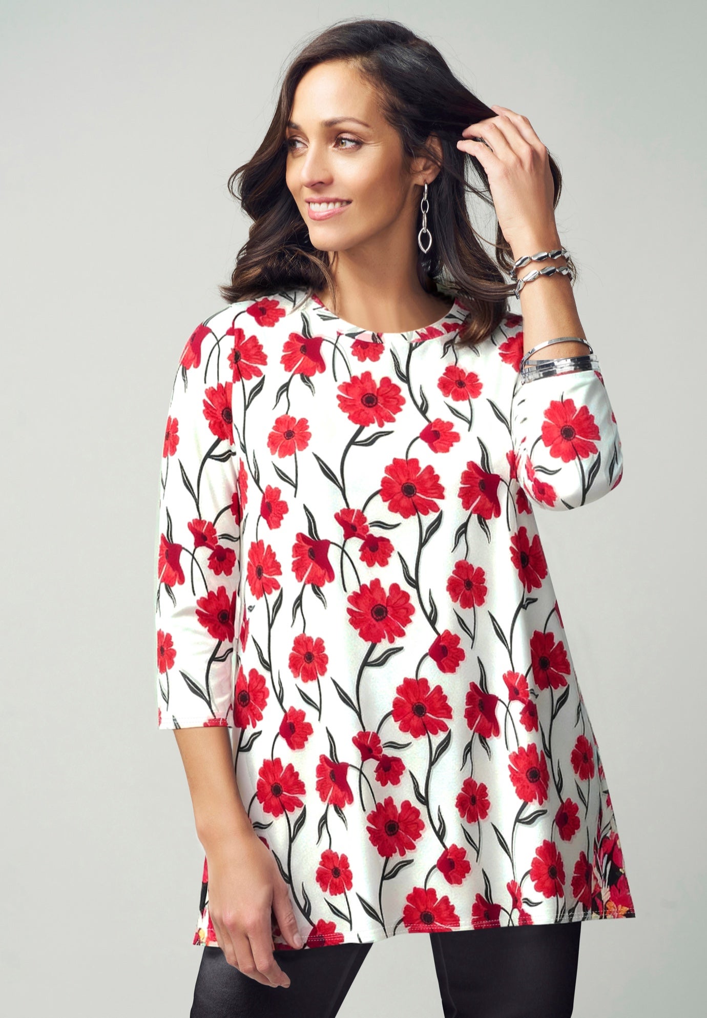 Stretch Knit Swing Tunic image number 0