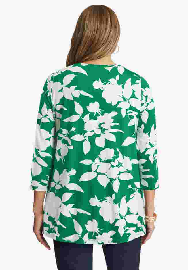 Stretch Knit Swing Tunic image number 1