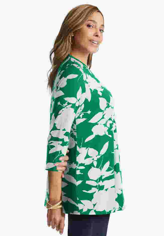 Stretch Knit Swing Tunic image number 2