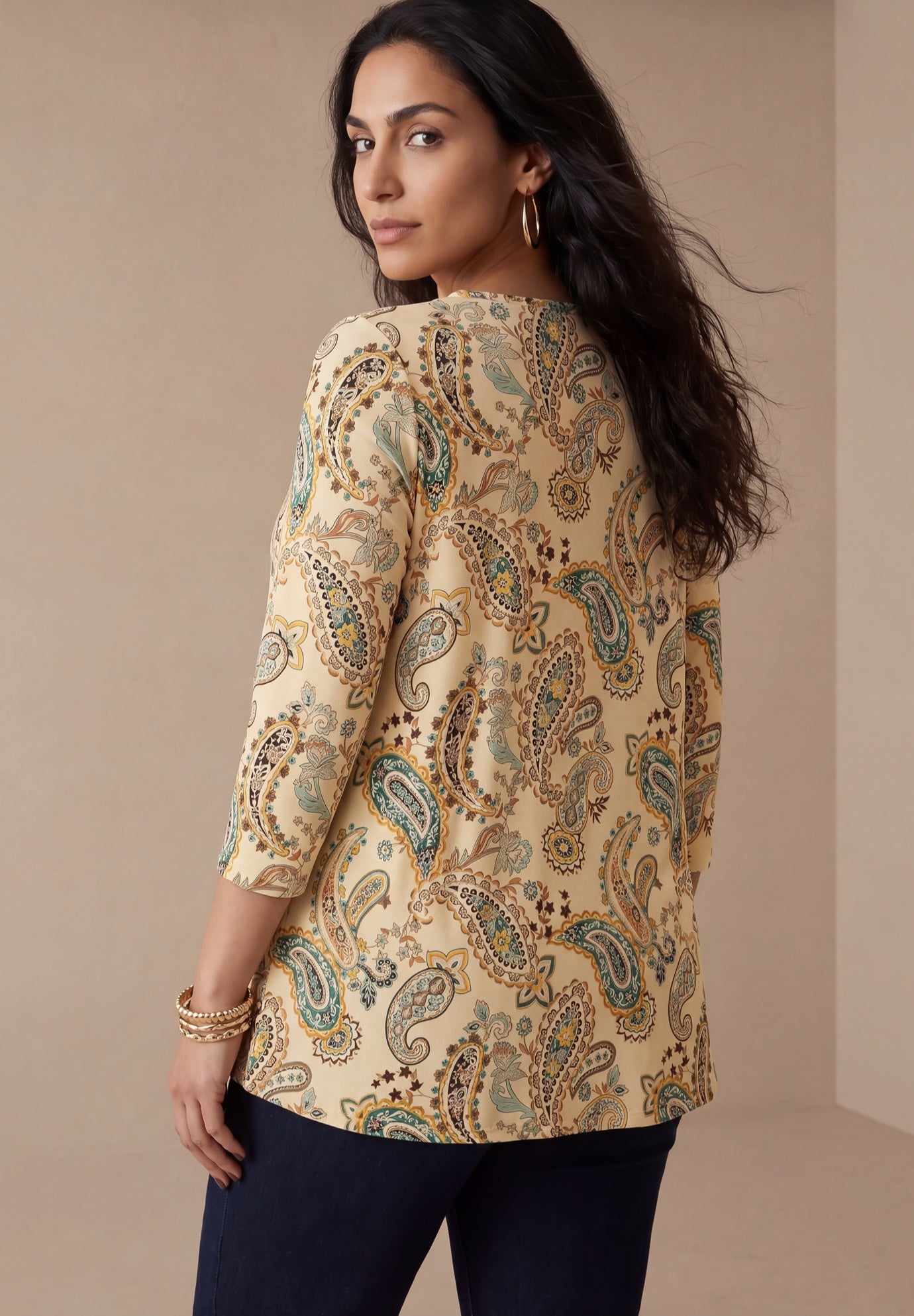 Stretch Knit Swing Tunic image number 1