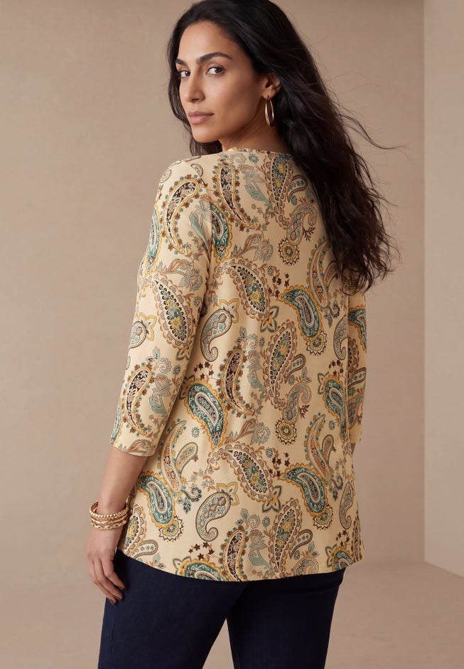Stretch Knit Swing Tunic image number 1