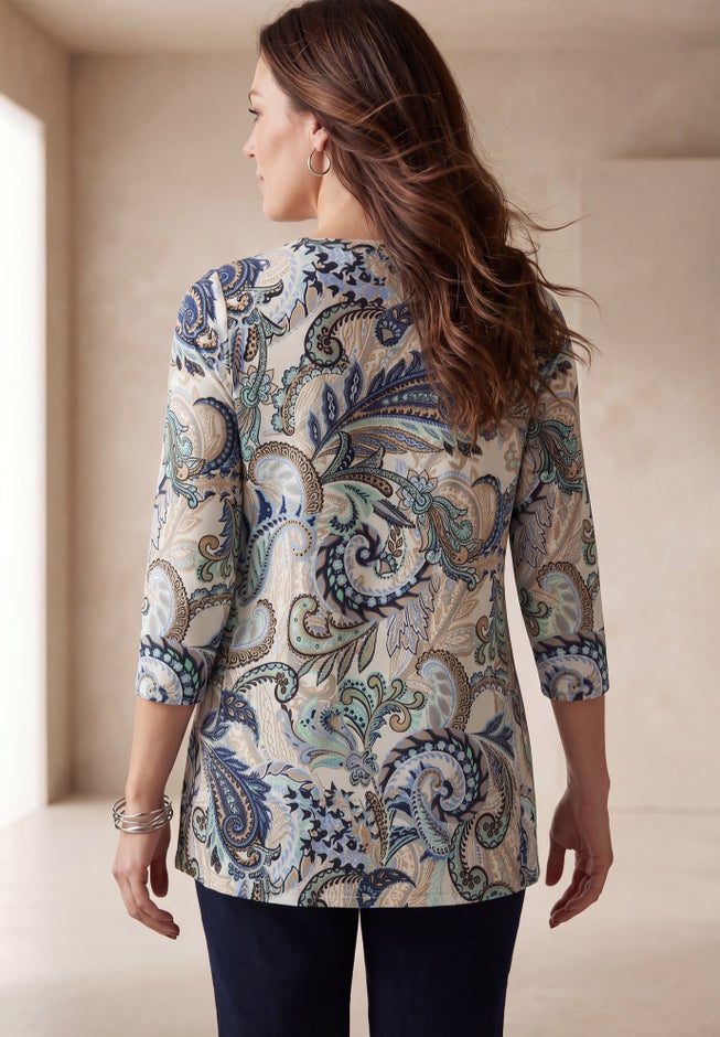 Stretch Knit Swing Tunic image number 1