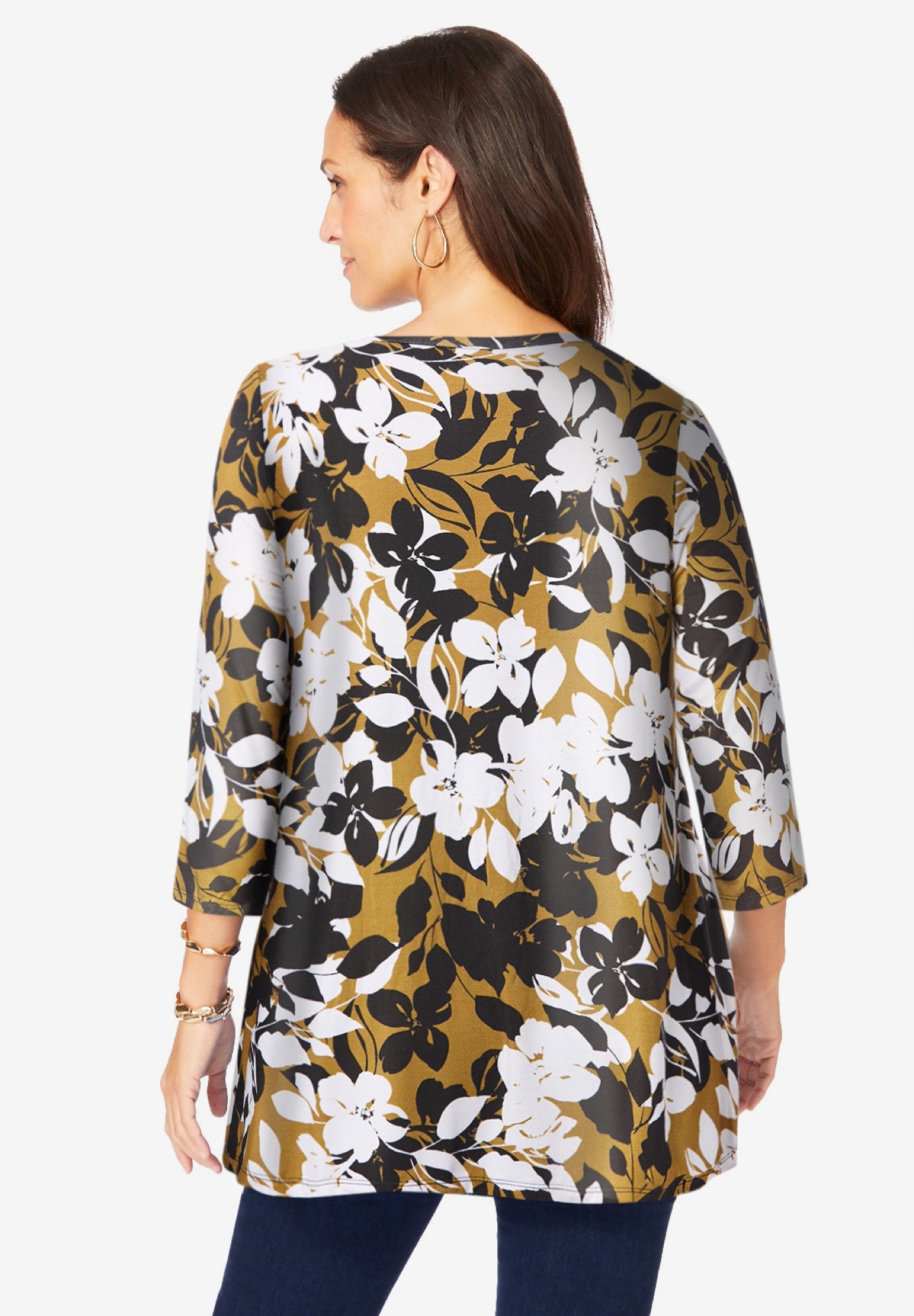 Stretch Knit Swing Tunic image number 1