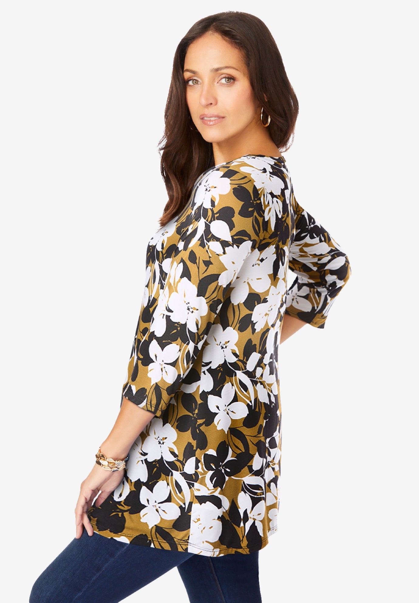 Stretch Knit Swing Tunic image number 2