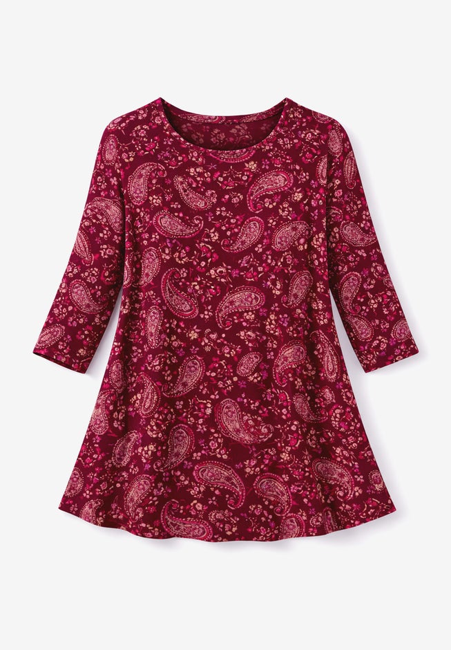 Stretch Knit Swing Tunic image number 4