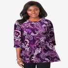 Stretch Knit Swing Tunic image number null