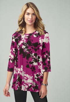 Stretch Knit Swing Tunic