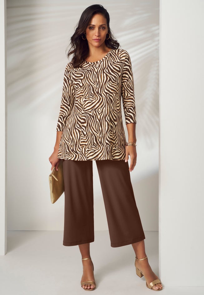 Stretch Knit Swing Tunic image number 3