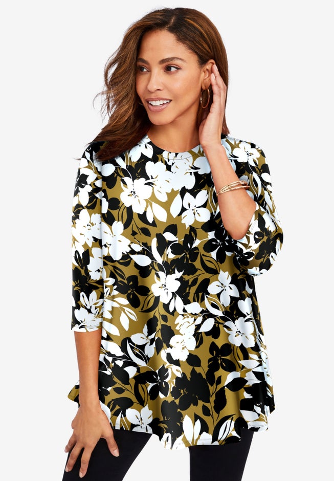 Stretch Knit Swing Tunic image number 0