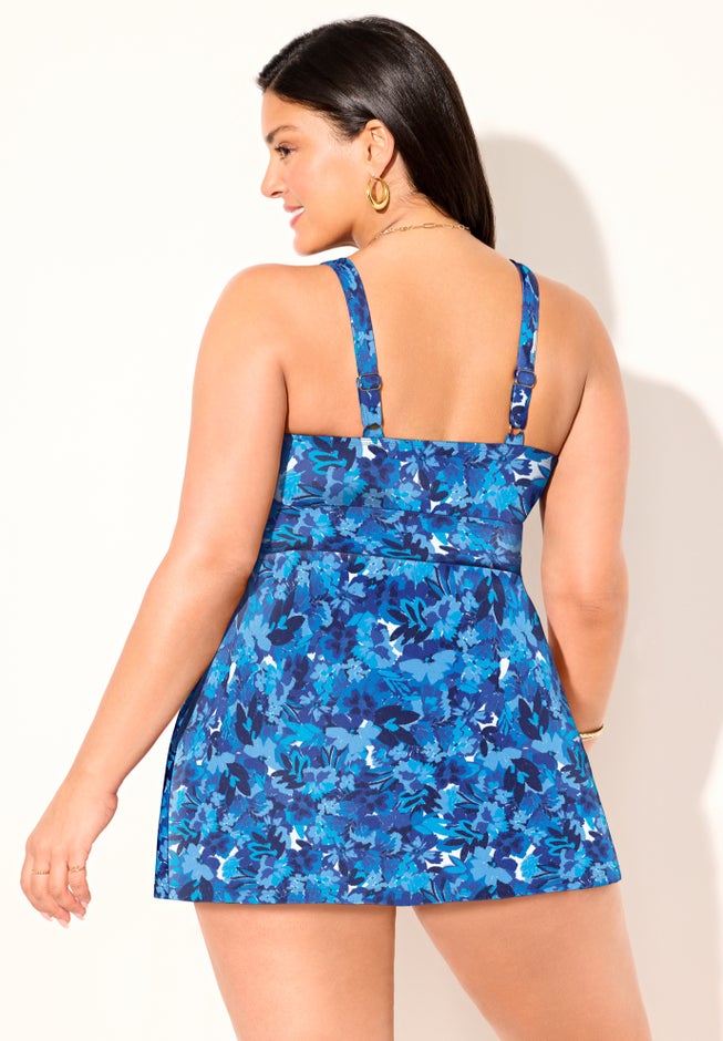 Loop Strap Two-Piece Swimdress image number 1